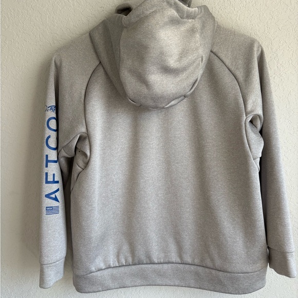 AFTCO Light Gray Pullover Hoodie - Picture 5 of 7
